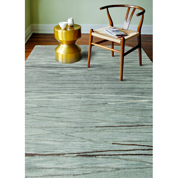Darya Home Handmade Green/Gray Rug Wayfair